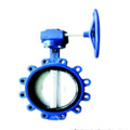 cast iron wafer type butterfly valve/with pin